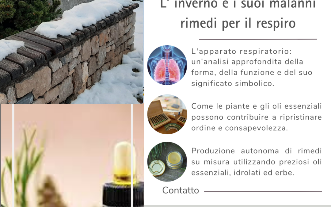 L’inverno e i suoi malanni. Rimedi per il respiro